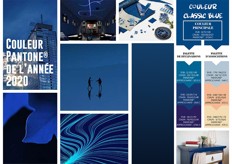 Couleurs tendances objets pub 2020