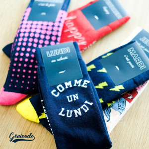 semainier de chaussette