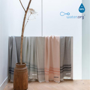Serviette publicitaire fouta bio made in Europe