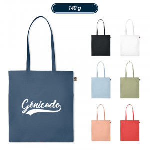 Tote bag en coton biologique 140 g/m2