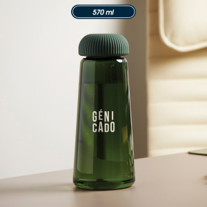 Bouteille d'eau 575ml RPET forme cône