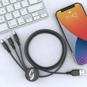 Cable USB personnalisé charge ultra-rapide 1m