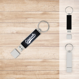 Clé USB lumineuse rectangulaire